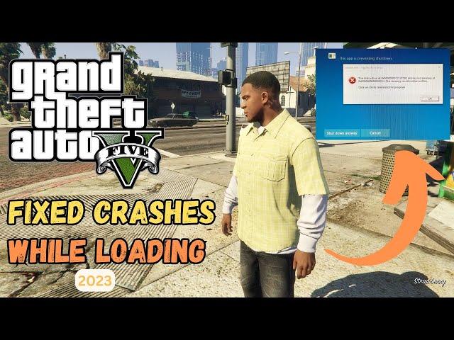 How To Fix GTA V Crashes When Loading | Top Solutions | Fixed GTA V Crash Problem In 2023 | #gtav