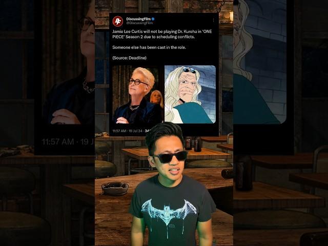 Jamie Lee Curtis not playing Dr. Kureha in One Piece on Netflix