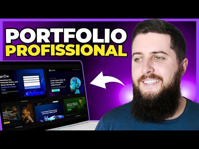 Como Criar um SITE DE PORTFÓLIO com WordPress + Elementor Grátis