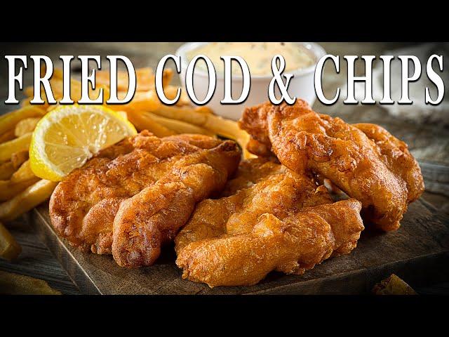 Easy Fried Cod in Under 5 Minutes! |  Simple Pan Fried Cod Fish Recipe