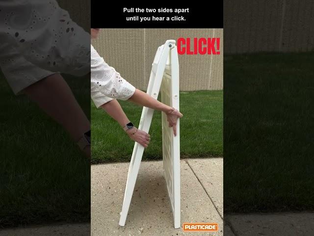 How to open a Signicade and Signicade Deluxe A-Frame Sign Stand
