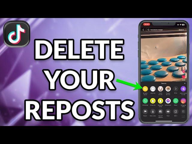 How To Delete Repost On TikTok 2023