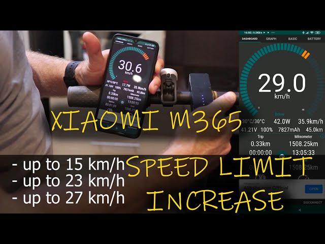 Xiaomi M365 Increase Speed Limit on electric scooter. Fast and easy way to upgrade by 'XiaoFlasher'