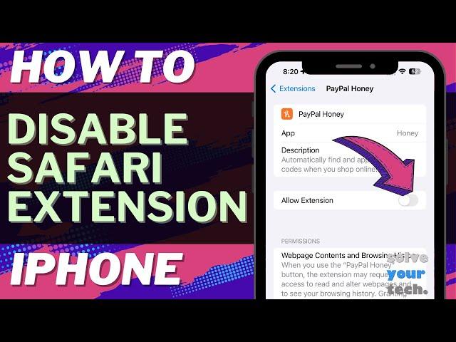 iOS 17: How to Disable Safari Extension on iPhone