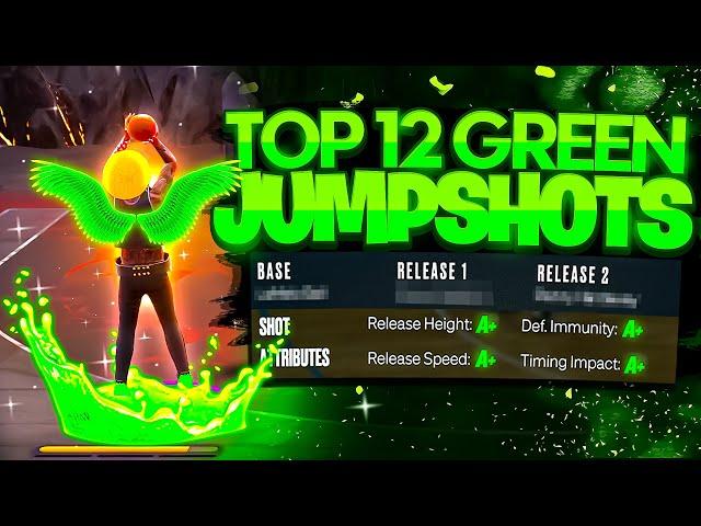 SHOCKING TOP 12 BIGGEST GREEN WINDOW JUMPSHOTS NBA 2K25 BOTH GEN! BEST JUMPSHOT NBA2K25