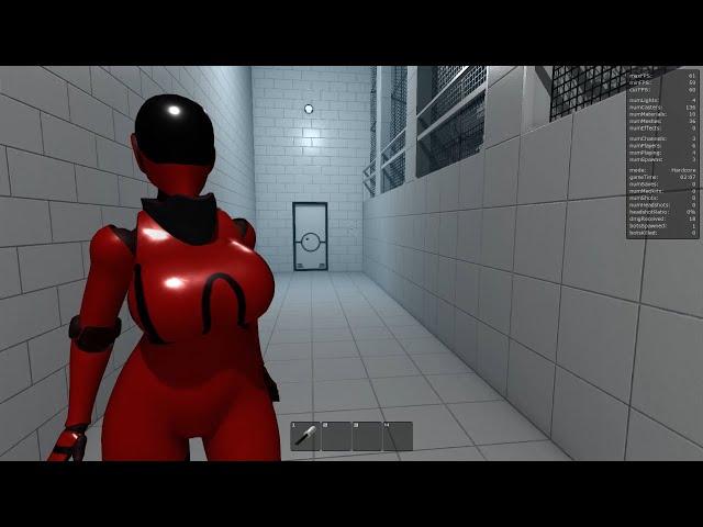 Let's Play - Haydee in Red Suit, Tutorial Speedrun (1m 55s)