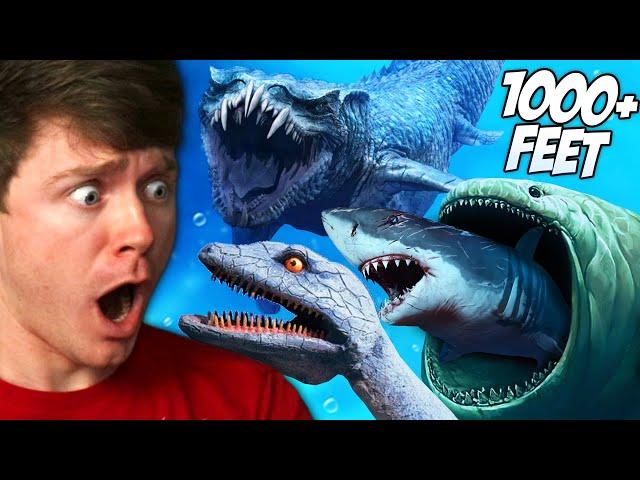 ULTIMATE Sea Monster SIZE COMPARISON! (Reaction)