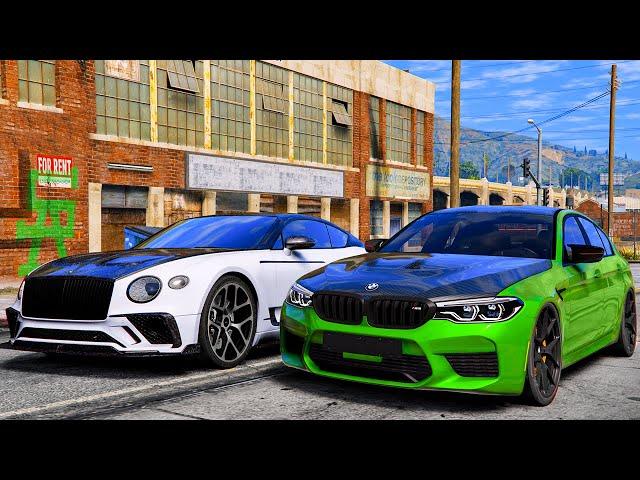 BENTLEY CONTINENTAL GT ПРОТИВ BMW M5 F90! УСТРОИЛИ УЛИЧНЫЕ ГОНКИ - BLACK RUSSIA (CRMP MOBILE) ВОТЕР