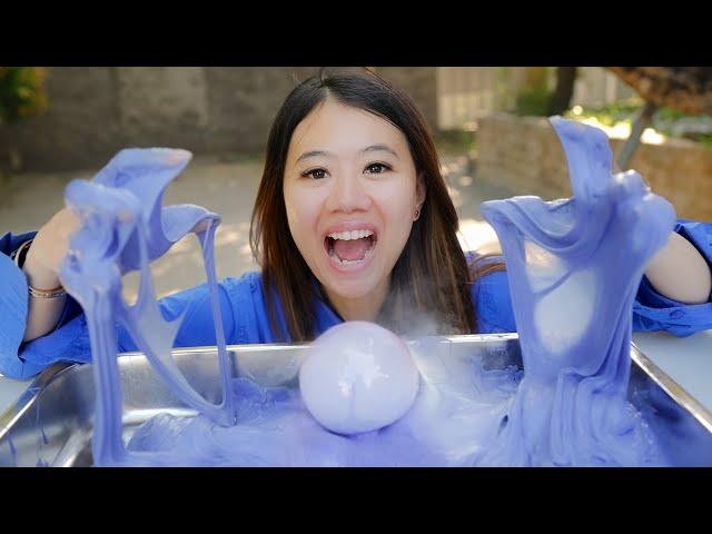 CAMPUR SLIME DENGAN DRY ICE!! WOW JADINYA GELEMBUNG BESAR!!