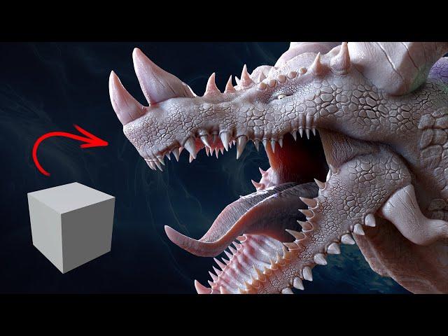 Blender Makes Sculpting Easy: Block to Beast in 1 Hour