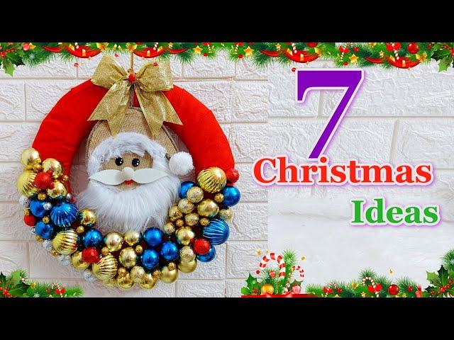 7 Affordable Christmas Decoration ideas Step By Step | DIY Christmas craft idea525