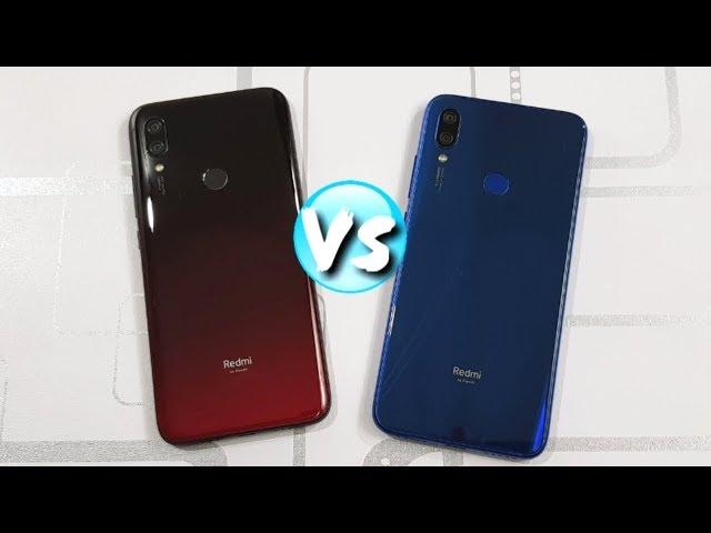 Redmi 7 vs Redmi Note 7 SpeedTest & Camera Comparison