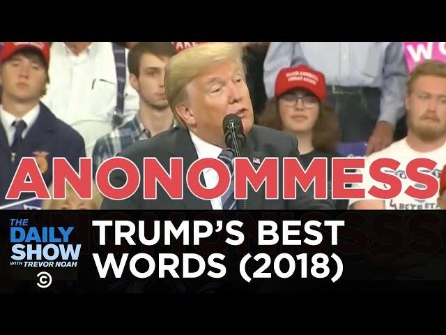 Trump's Best Words: 2018 Edition | The Daily Show