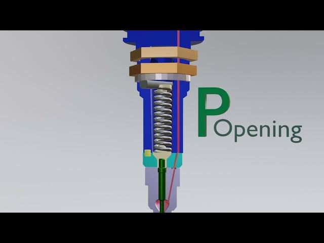 Injection nozzle of marine diesel engine  Working principle. Assembling, adjusting.