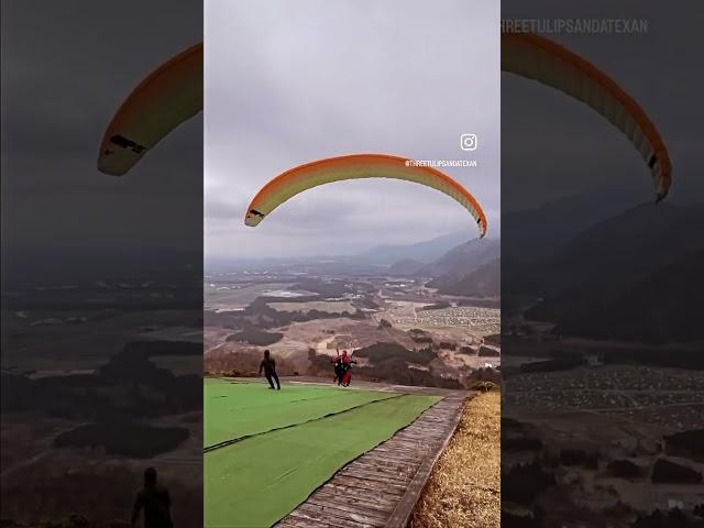 Paragliding in the Fuji area #mountfuji #japan #inaka #paragliding #mtfujiparagliding