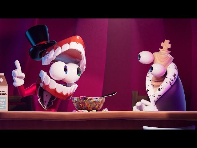 Caine and Kinger talk about cereal... (The Amazing Digital Circus Animation)