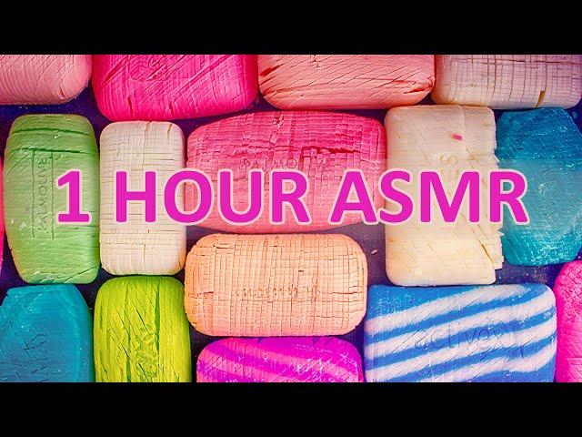  1 HOUR ASMR  Soap cubes only  Very nice relaxing sound  Compilation #7