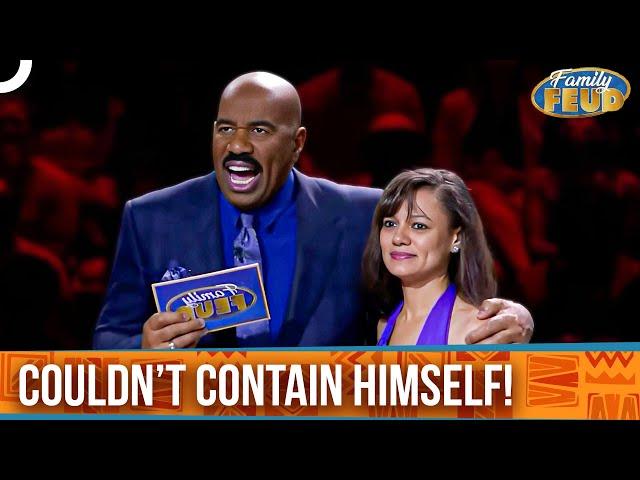 Clutch Game Got Steve Hollering! | Fast Money | Family Feud Classics