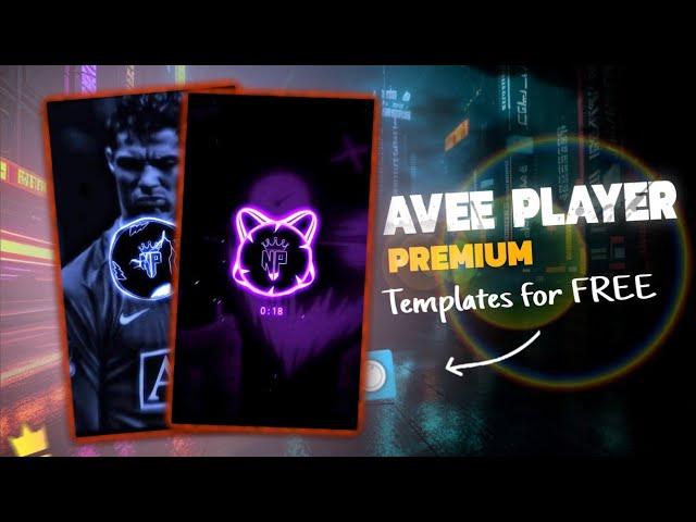 Avee player premium templates for free download now | #aveeplayer #aveeplayertemplate #nilphonk1m