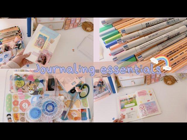 Journal essentials / creative journaling for beginners | stationery you need