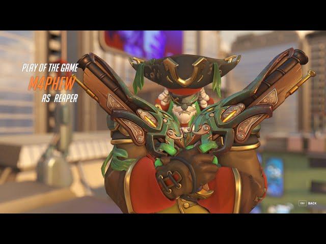 Overwatch 2 - Satisfying Reaper Death Blossom Team Kill