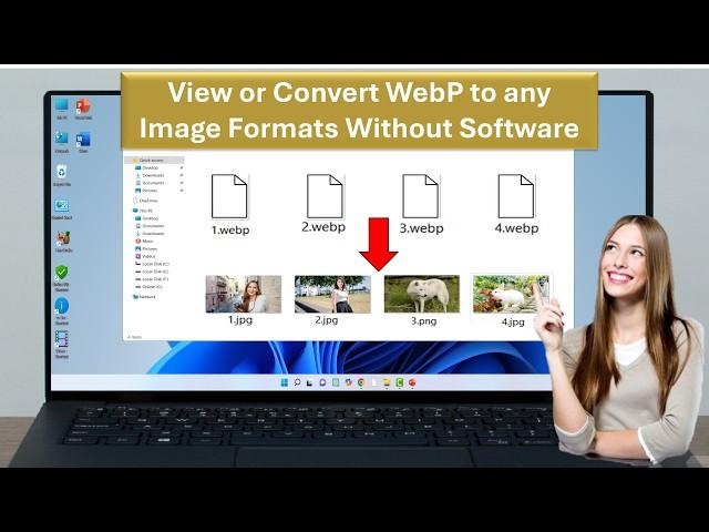 How to View or Convert WebP Images to any Image Formats Without Software (WebP to JPG)