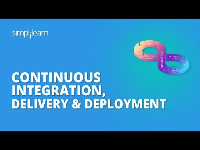 Continuous Integration, Delivery & Deployment | CI/CD Tutorial For Beginners | DevOps | Simplilearn