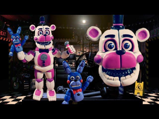 FUNTIME FREDDY,  DE PLASTILINA (PORCELANA/POLYMER CLAY)