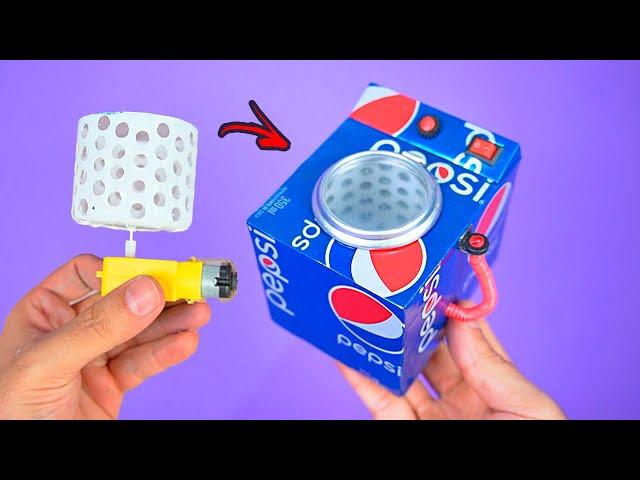 Amazing Mini Washing Machine recycling with Soda Cans