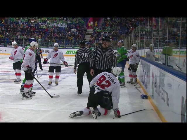 KHL Fight: Igor Makarov VS Zemchenko