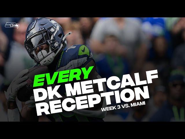 Every DK Metcalf catch from 104-yard game vs. Dolphins | Week 3