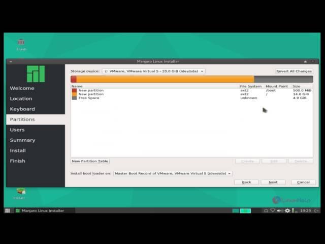 How to Install Manjaro 16.06 xfce edition in Linux