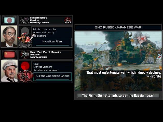 TNO Custom Super Events - 2nd Russo Japanese War - USSR vs Japan