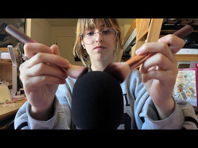 ASMR Mic Brushing (5+ brushes)