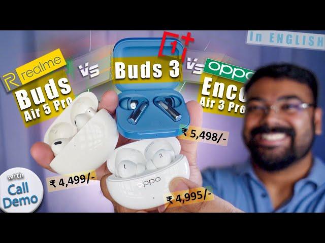 Best TWS Earphones Under ₹5000 | OPPO vs OnePlus vs Realme Comparison Review | Call & Sound Tested