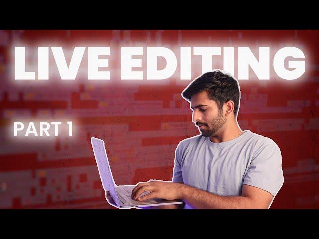 Live Reel Editing for My Client | Editor Sonu