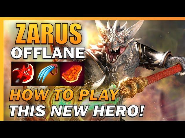 HOW TO PLAY the new original hero ZARUS and DOMINATE! - Predecessor Offlane Gameplay