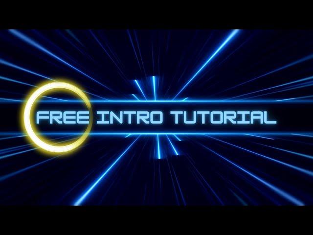 How to Create Free YouTube Intro Video for Beginners