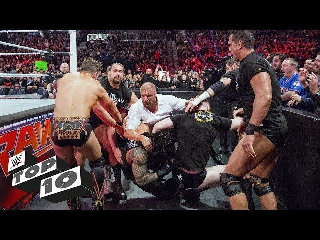 Craziest locker room-clearing clashes: WWE Top 10, June 24, 2019