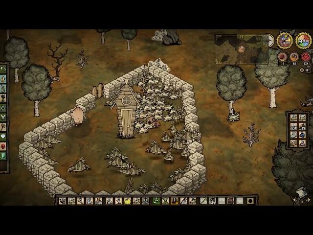 Don't Starve Together Автоматическая ферма травы на игуанах