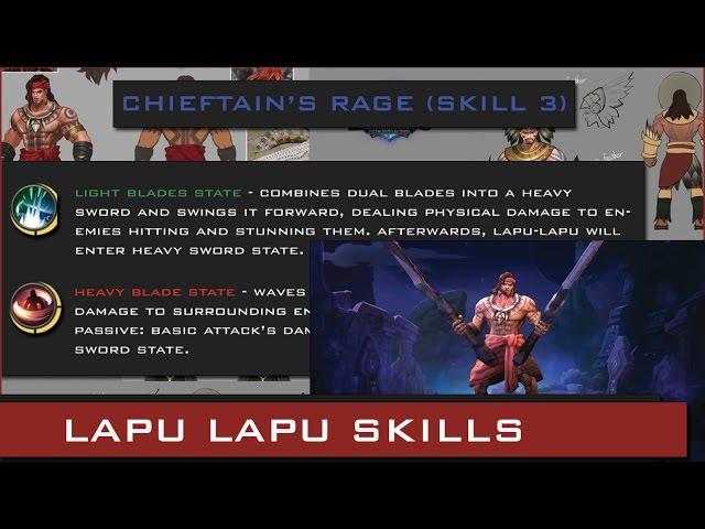 MOBILE LEGENDS LAPU LAPU SKILLS