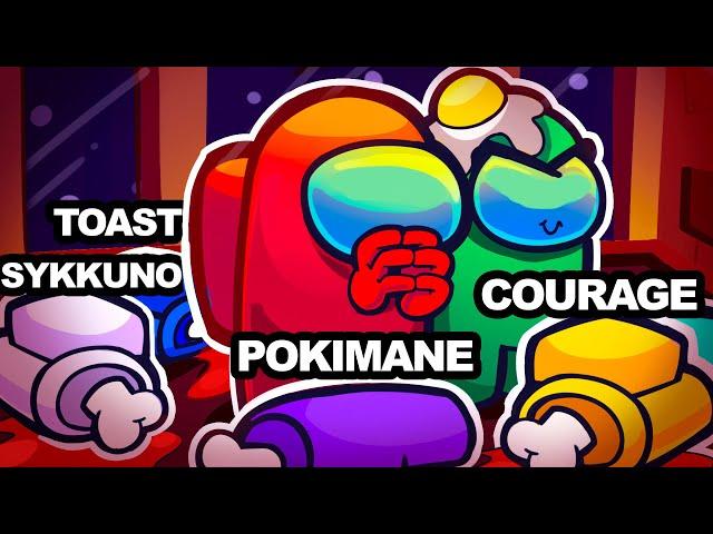 The Cleanest Impostor Win.. w/ Pokimane, CourageJD, Toast, Sykkuno & More!