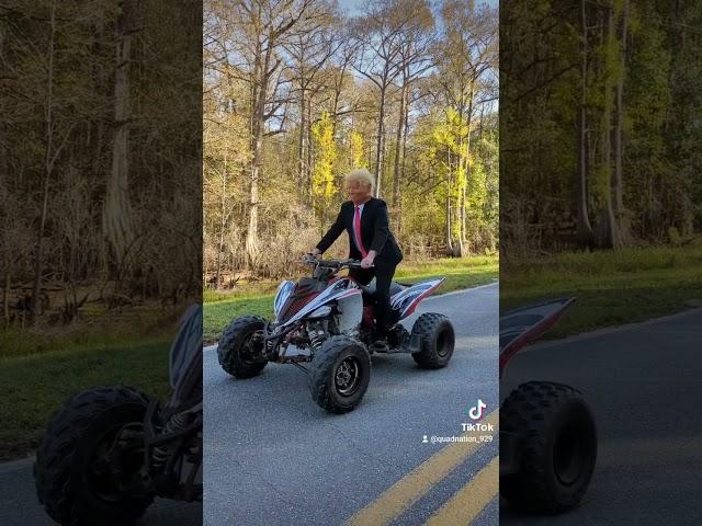 Trump vs Biden ATV Burnout 