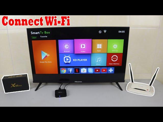 How to Connect X96 Mini Smart TV Box to Wi Fi