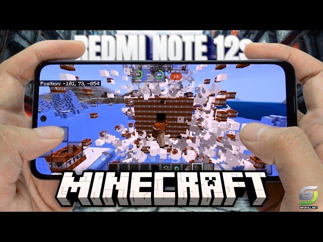 Redmi Note 12s test game MineCraft | Helio G96