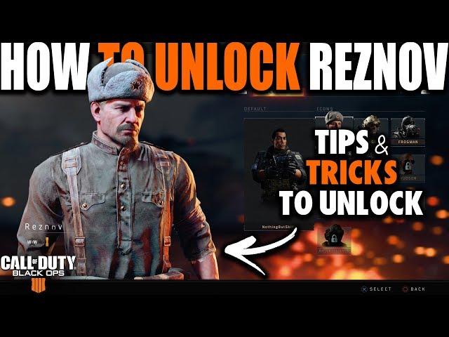 HOW TO UNLOCK REZNOV IN BLACK OPS 4 BLACKOUT | How to Unlock Characters in Call of Duty Black Ops 4