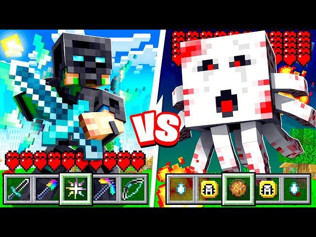 Overpowered Weapons vs Custom Bosses in Minecraft