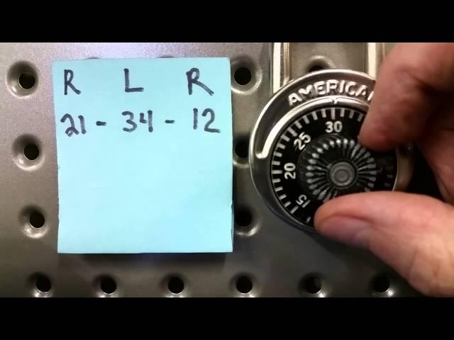 Combination Lock Tutorial