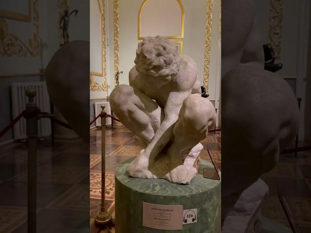 The crouching boy - Michelangelo  #travel #art