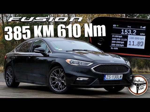 2017 Ford Fusion 2.7 Ecoboost (385 KM) | V-MAX, 0-100, 100-200 km/h. Prezentacja & AUTOBAHN. | 4K